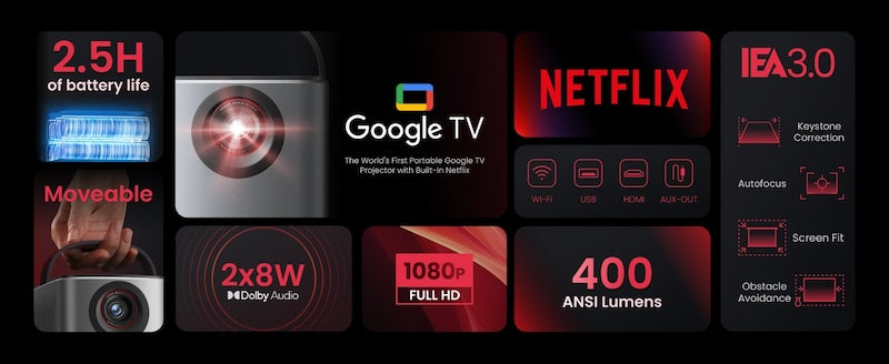 Přenosný projektor Anker Nebula Mars 3 Air - istyle.work