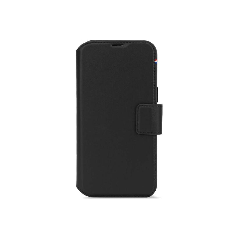 Kožená odnímatelná peněženka Decoded pro iPhone 16 Plus - černá - istyle.work