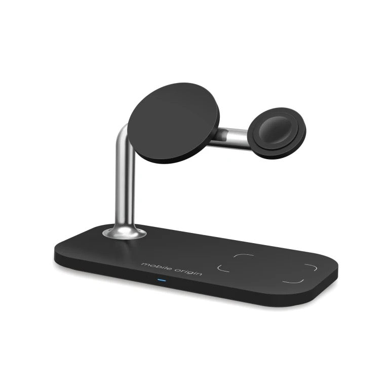 Bezdrátová nabíječka Mobile Origin 3in1 Wireless Charger - černá - istyle.work