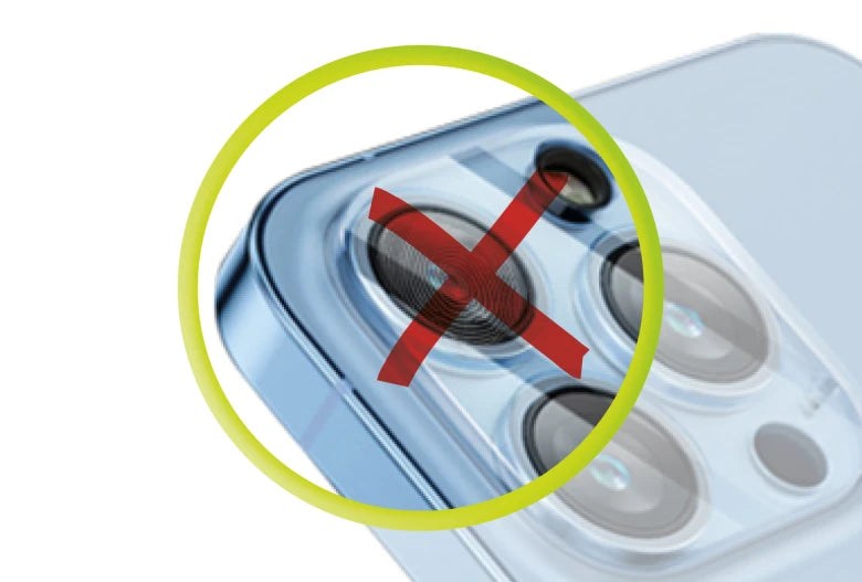 Sklo na fotoaparát pro iPhone Air Mobile Origin Easy Lens Full Cover - černé