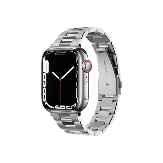 Řemínek pro Apple Watch 38/40/41 mm Spigen Modern Fit Watch Band - stříbrný - istyle.work