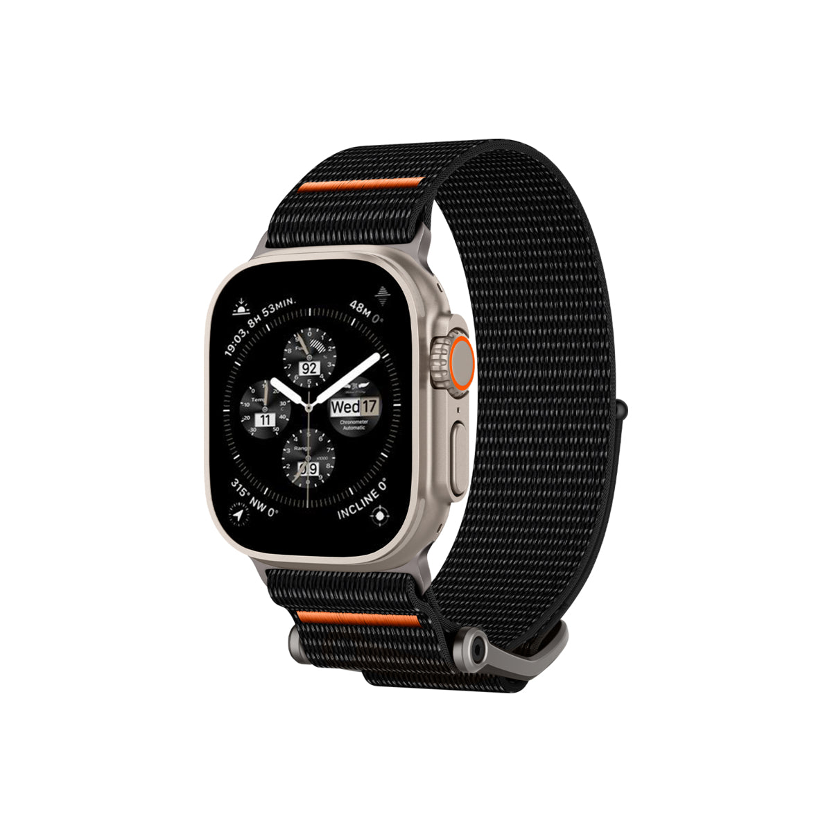 Řemínek pro Apple Watch 42/44/45/49 mm Spigen DuraPro Flex Ultra Band - černý - istyle.work