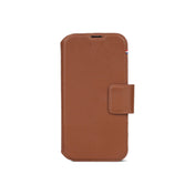 Kožená odnímatelná peněženka Decoded pro iPhone 15 Pro Max - hnědá - istyle.work