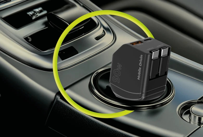 90W autonabíječka Mobile Origin CA22 - USB-C + USB-A - istyle.work
