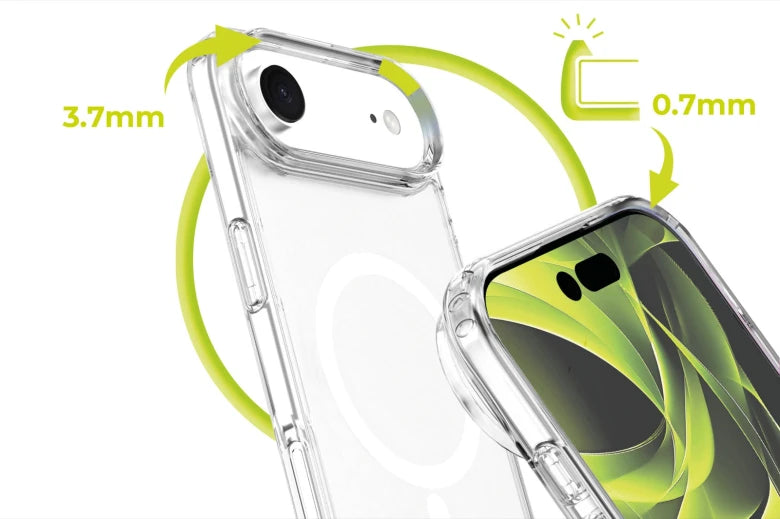 MagSafe kryt pro iPhone Air Mobile Origin Easy Hybrid - průhledný