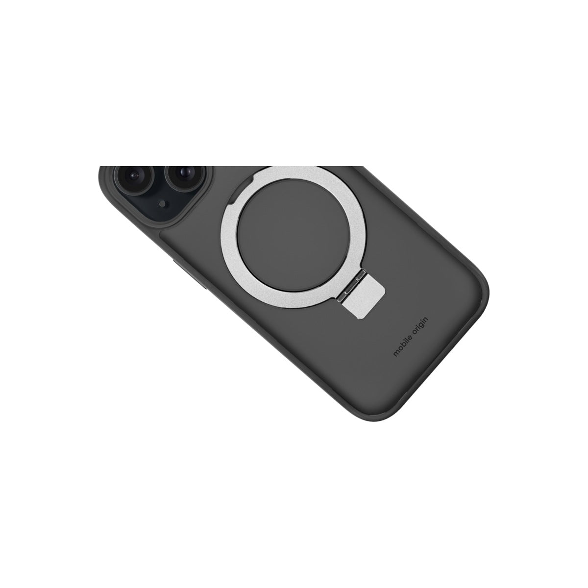 Pouzdro na iPhone 15 Pro Mobile Origin RingMag - černé - istyle.work
