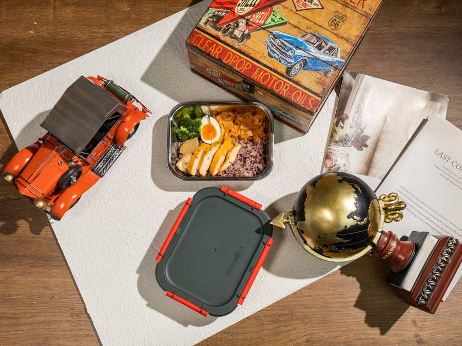 Chytrý vyhřívaný obědový box na baterii Faitron HeatsBox GO - istyle.work