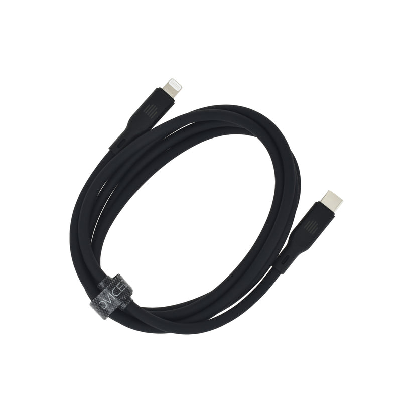 Kabel USB-C / Lightning Dviced 1,25 m – černý - istyle.work