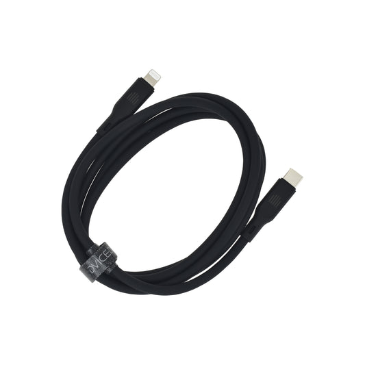Kabel USB-C / Lightning Dviced 1,25 m – černý - istyle.work