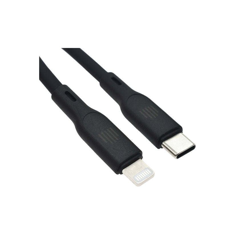 Kabel USB-C / Lightning Dviced 1,25 m – černý - istyle.work