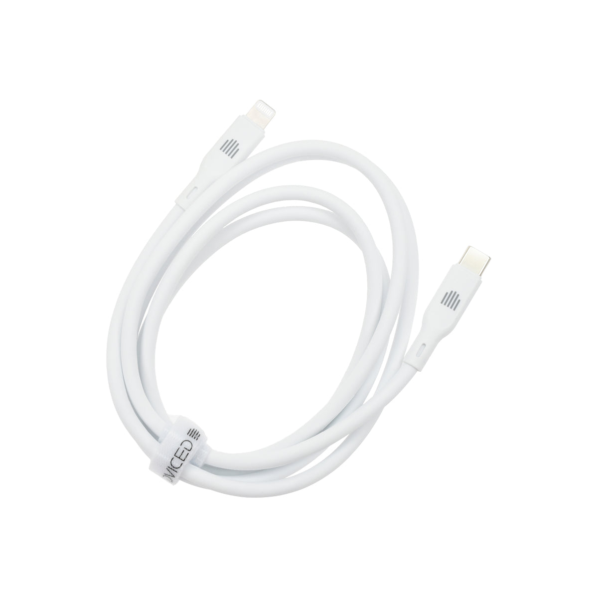 Kabel USB-C / Lightning Dviced 1,25 m – bílý - istyle.work