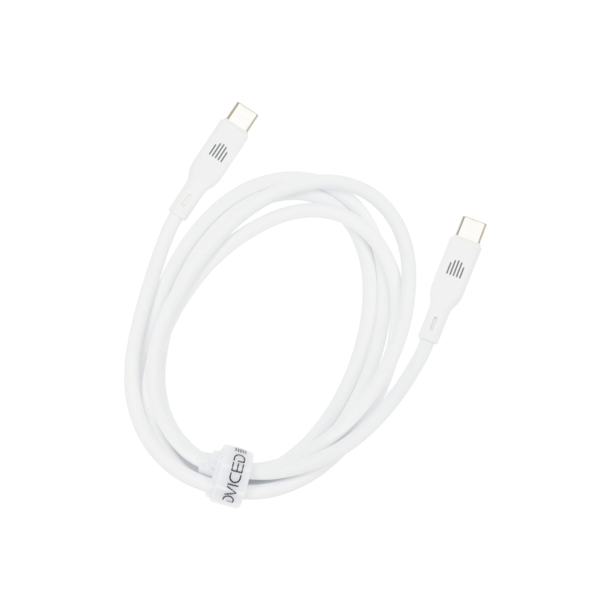 Kabel USB-C / USB-C Dviced 1,25 m – bílý - istyle.work