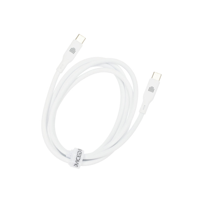 Kabel USB-C / USB-C Dviced 1,25 m – bílý - istyle.work