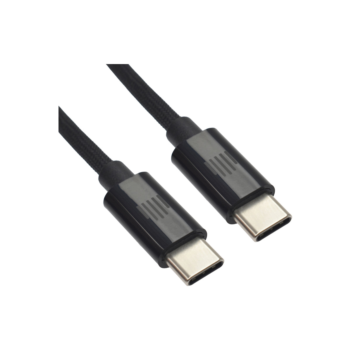 Pletený kabel USB-C / USB-C Dviced 1,25 m – černý - istyle.work