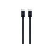Pletený kabel USB-C / USB-C Dviced 3 m – černý - istyle.work