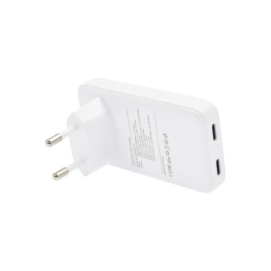 Tenká nabíječka 45W GaN Dviced 2× USB-C – bílá - istyle.work