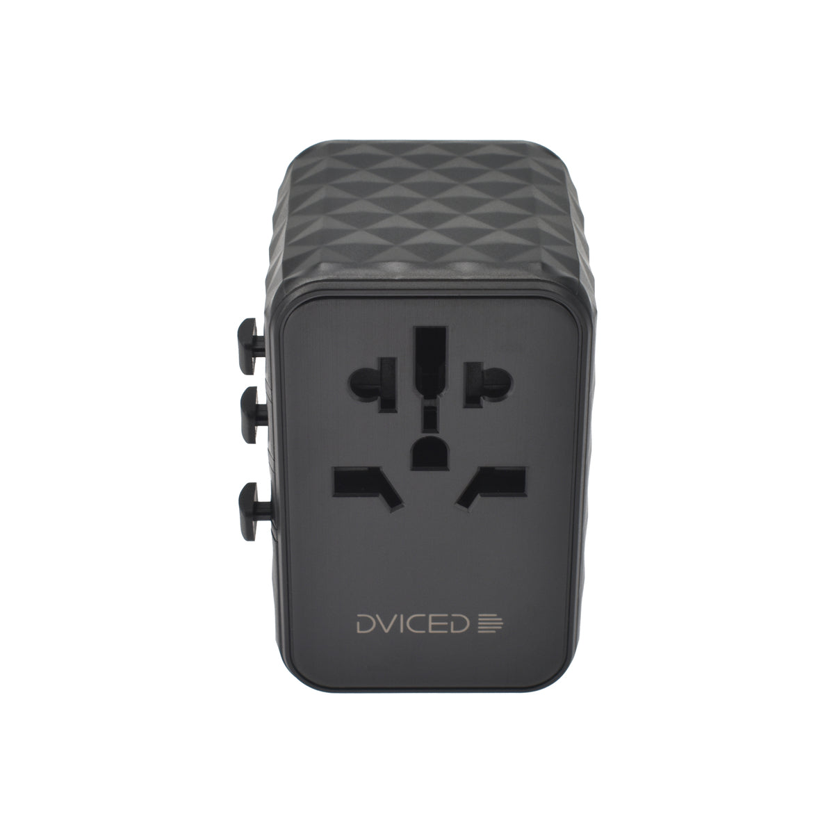 Cestovní adaptér 65W Dviced Universal – černý - istyle.work