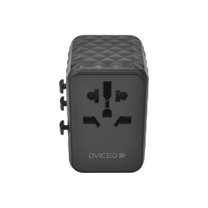 Cestovní adaptér 65W Dviced Universal – černý - istyle.work
