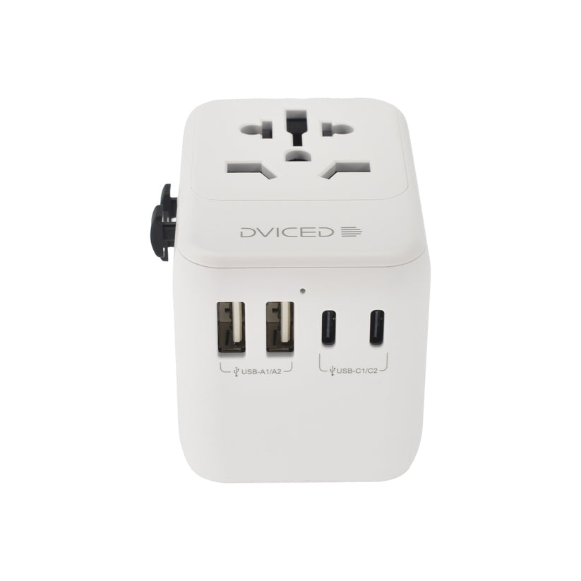 Cestovní adaptér 28W Dviced Universal – bílý - istyle.work