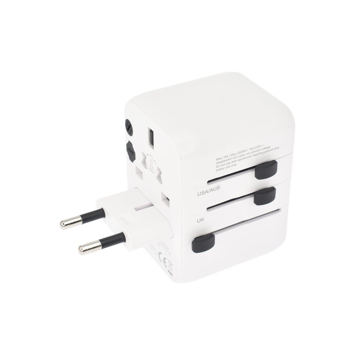 Cestovní adaptér 28W Dviced Universal – bílý - istyle.work