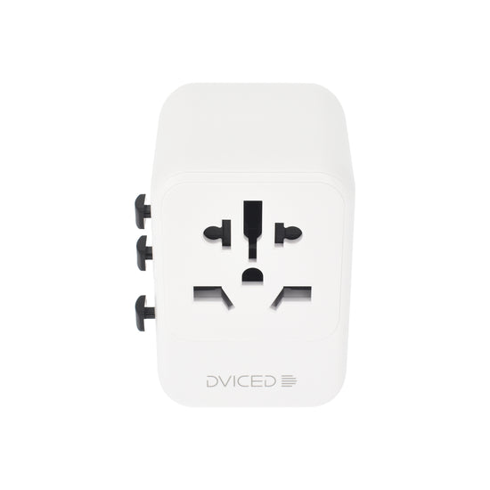 Cestovní adaptér 28W Dviced Universal – bílý - istyle.work