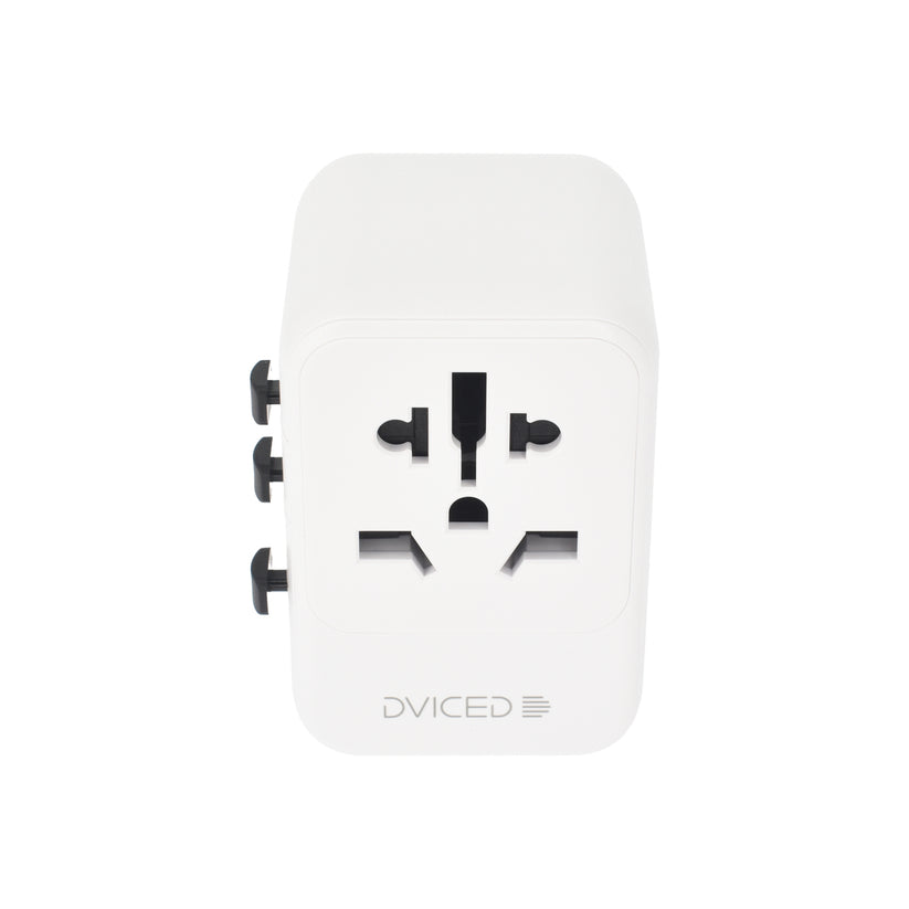 Cestovní adaptér 28W Dviced Universal – bílý - istyle.work