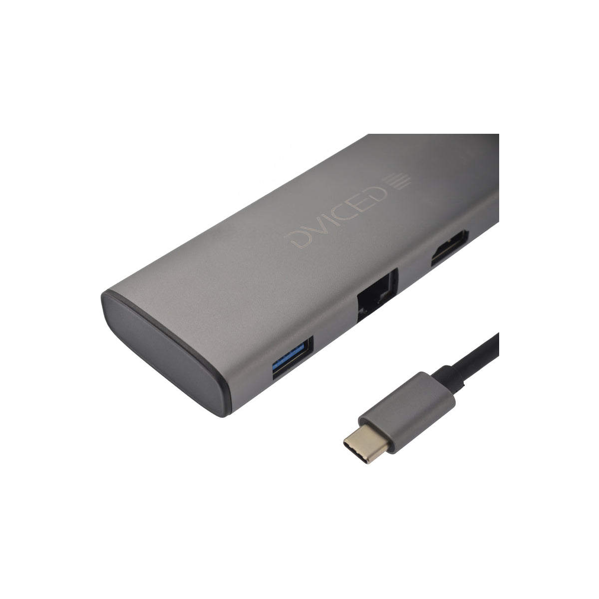 7v1 HUB USB-C Dviced - šedý - istyle.work