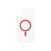 Dvided Magsafe iPhone 16 clear case - Red - istyle.work