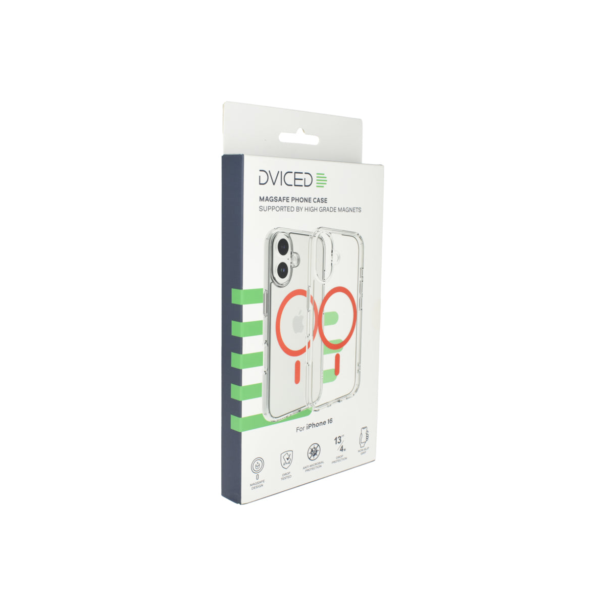 Dvided Magsafe iPhone 16 clear case - Red - istyle.work