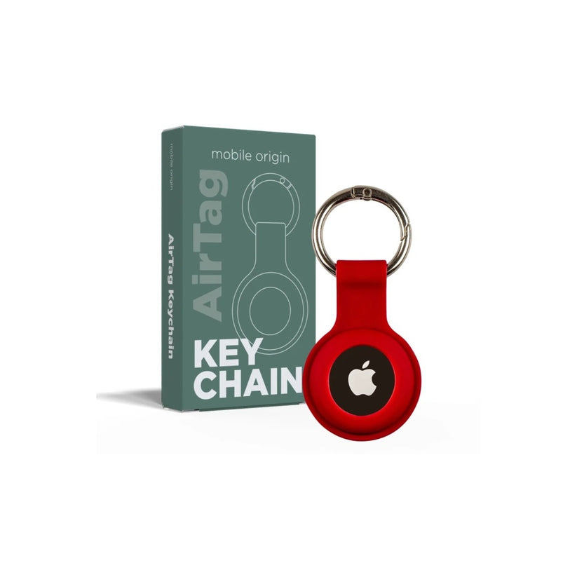 Přívěšek na AirTag Mobile Origin - červený - istyle.work