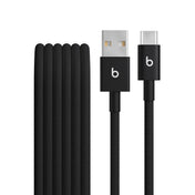 Opletený kabel Beats USB-A / USB-C 1,5 m - sytě černá