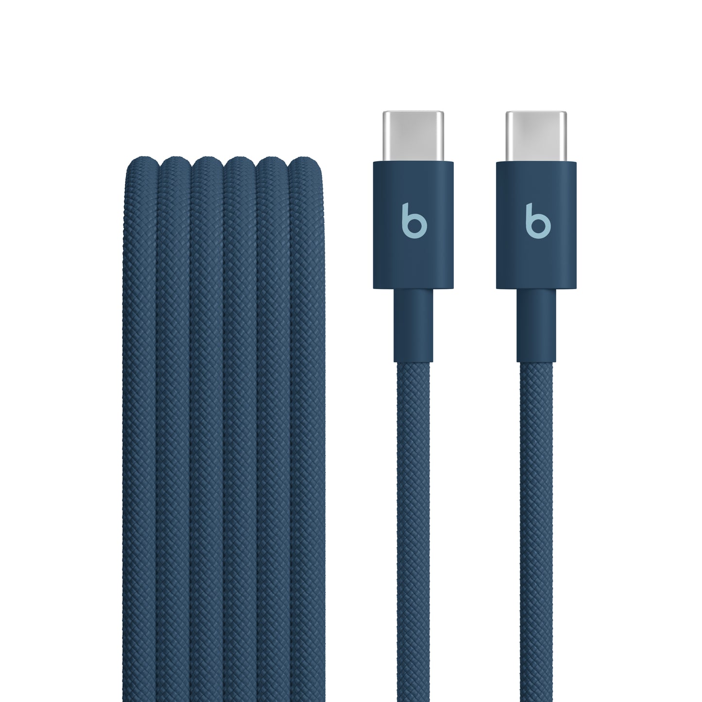 Opletený kabel Beats USB-C / USB-C 1,5 m - tmavě modrá
