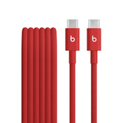 Opletený kabel Beats USB-C / USB-C 1,5 m - jasně červená