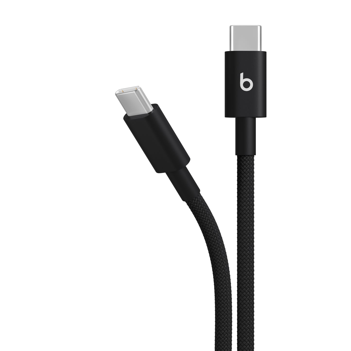 Opletený kabel Beats USB-C / USB-C 1,5 m - sytě černá