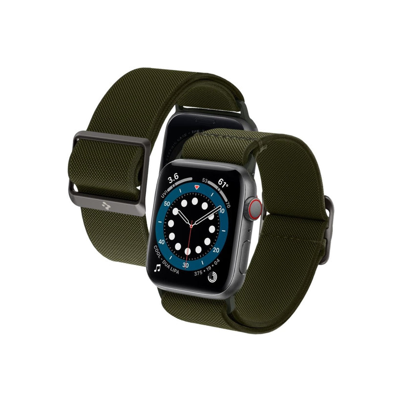 Řemínek pro Apple Watch 42/44/45/49mm Spigen Lite Fit - khaki - istyle.work