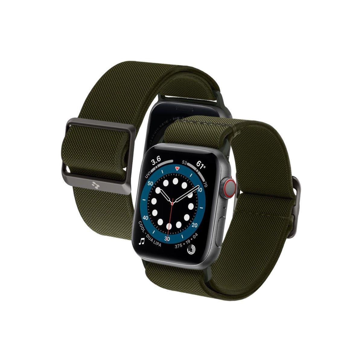 Řemínek pro Apple Watch 42/44/45/49mm Spigen Lite Fit - khaki - istyle.work