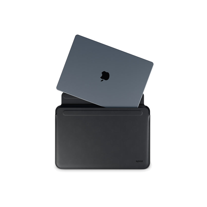 Kožený obal pro MacBook Pro 14" Epico - černý - istyle.work