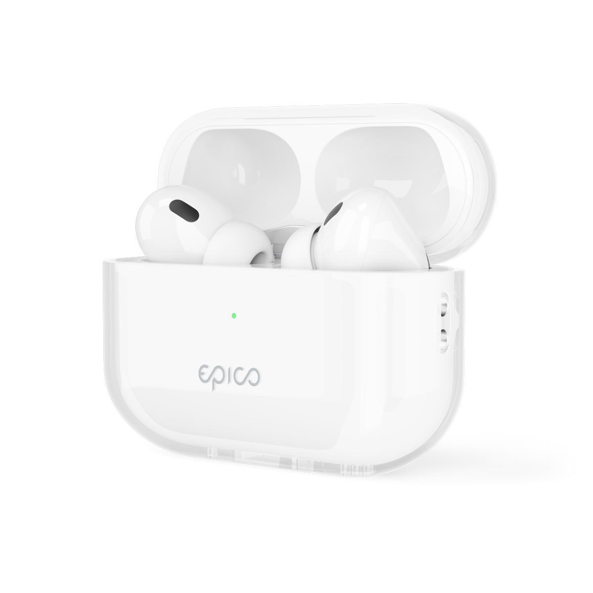 Průhledný kryt pro AirPods Pro 2. generace - bílý průhledný - istyle.work