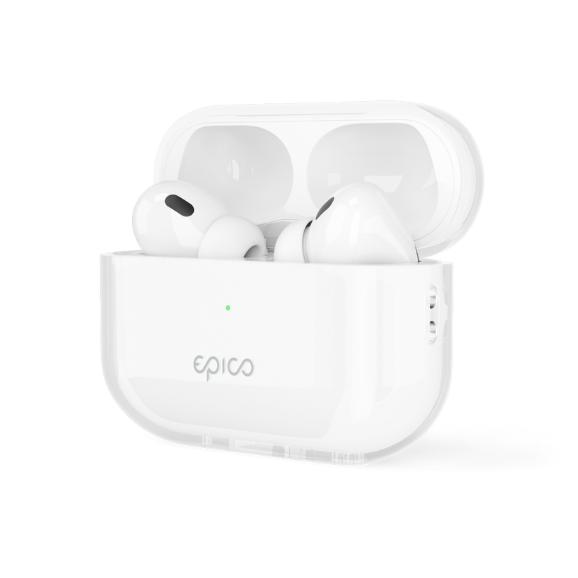 Průhledný kryt pro AirPods Pro 2. generace - bílý průhledný - istyle.work