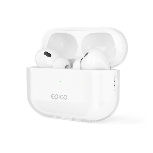 Průhledný kryt pro AirPods Pro 2. generace - bílý průhledný - istyle.work