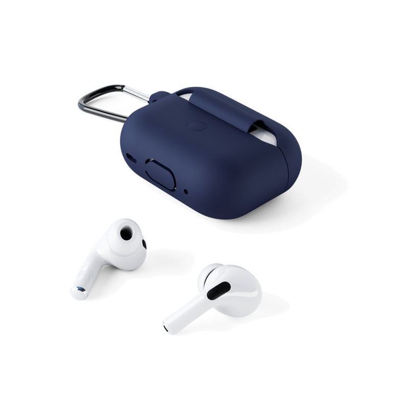 Silikonové outdoor pouzdro pro AirPods Pro 2. gen Epico - modré - istyle.work