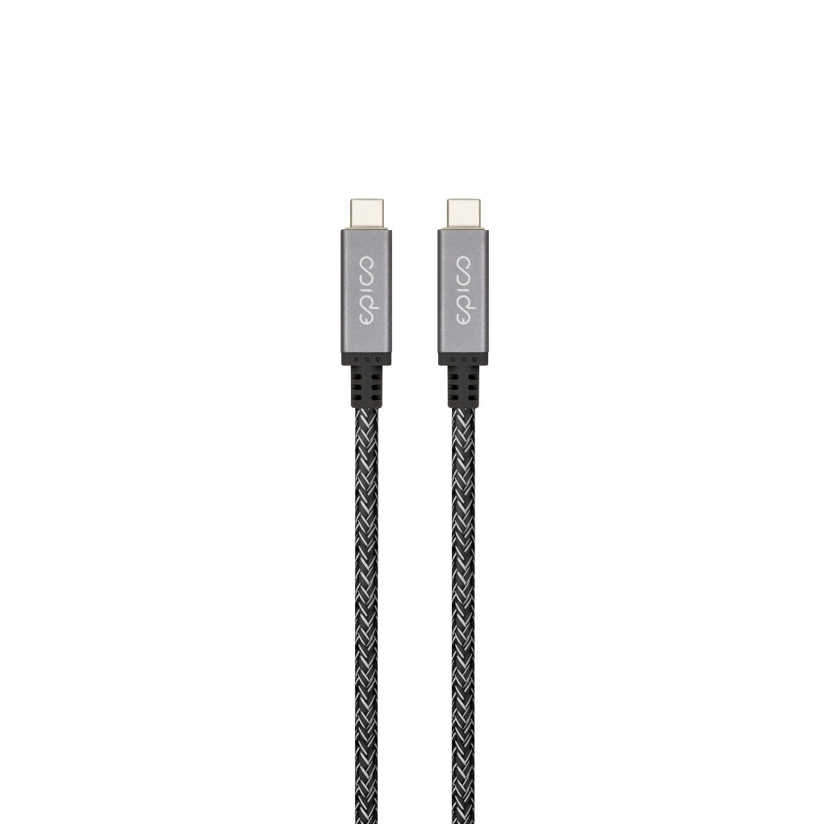 Thunderbolt 4 opletený kabel Epico 1,5m - vesmírně šedý - istyle.work