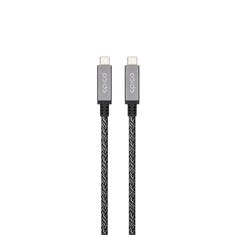 Thunderbolt 4 opletený kabel Epico 1,5m - vesmírně šedý - istyle.work