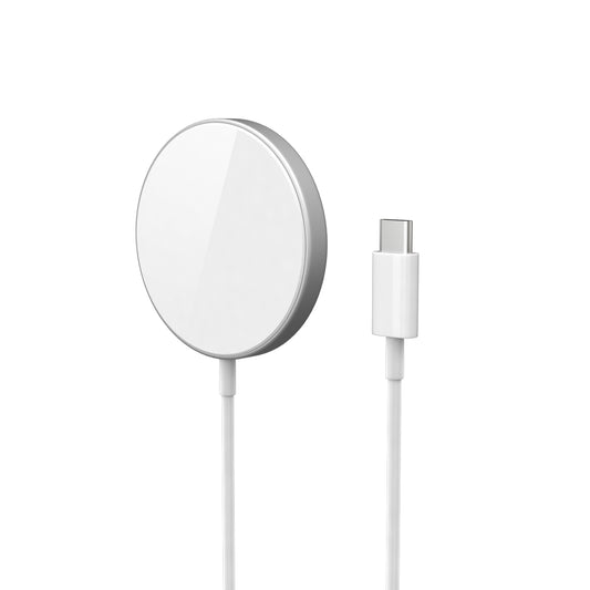 MagSafe bezdrátová nabíječka iSTYLE Fast Magnetic Wirelles Charger - stříbrná - istyle.work