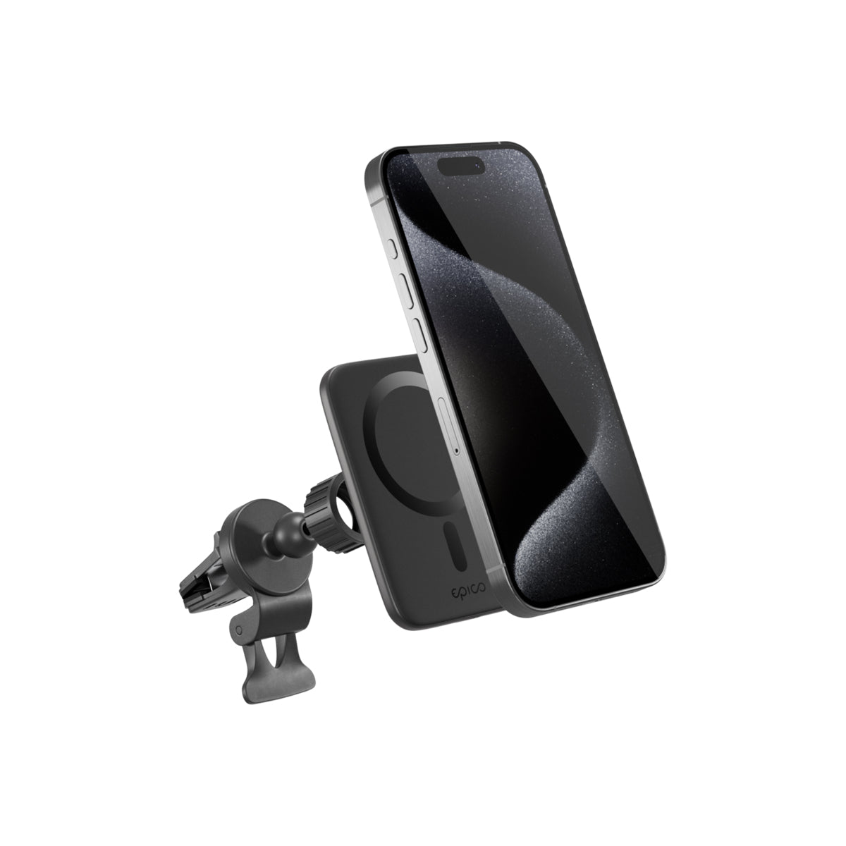 Ultra tenká bezdrátová autonabíječka Epico Qi2 Mag+ - černá - istyle.work