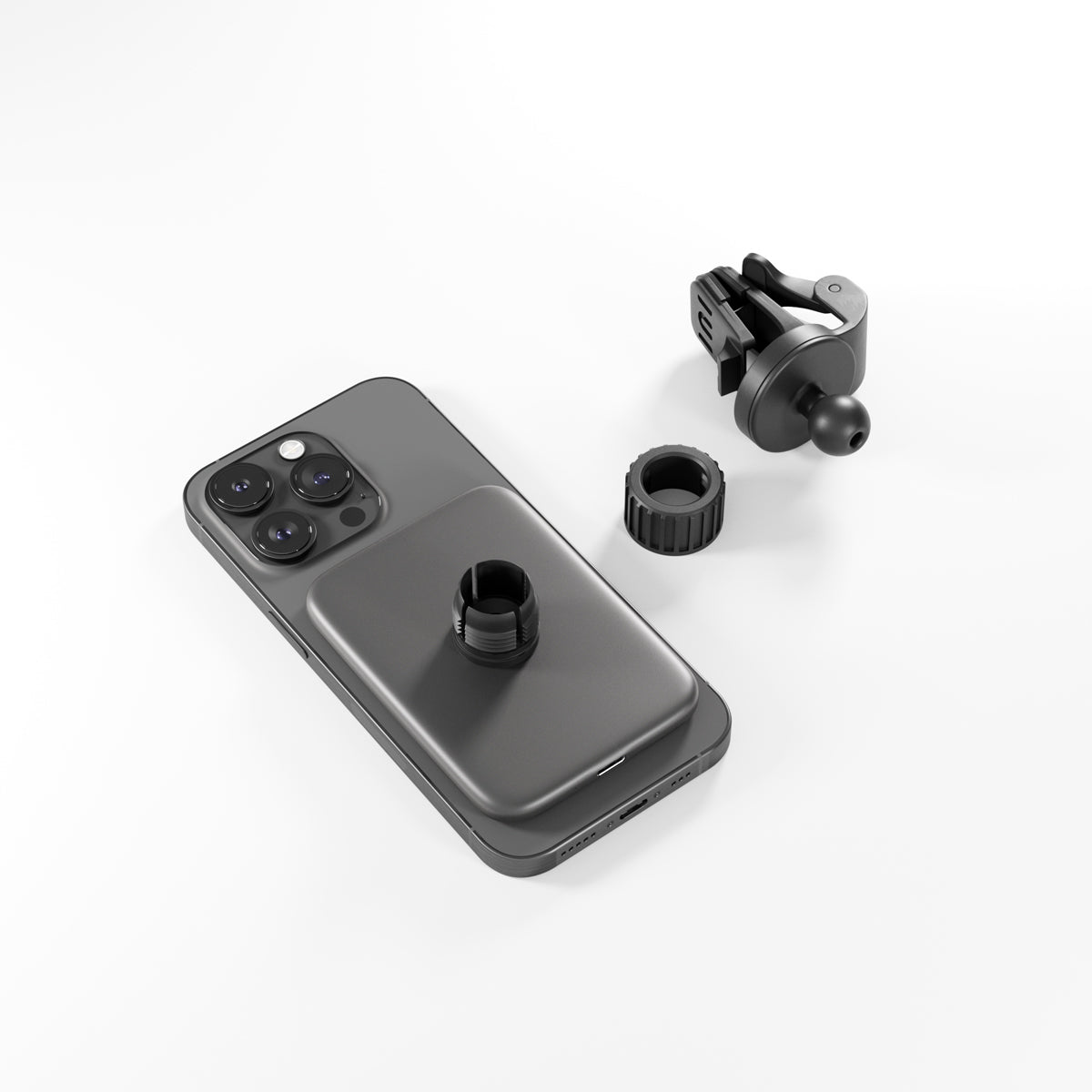 Ultra tenká bezdrátová autonabíječka Epico Qi2 Mag+ - černá - istyle.work