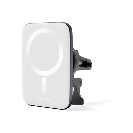 Ultra tenká bezdrátová autonabíječka Epico Qi2 Mag+ - stříbrná - istyle.work