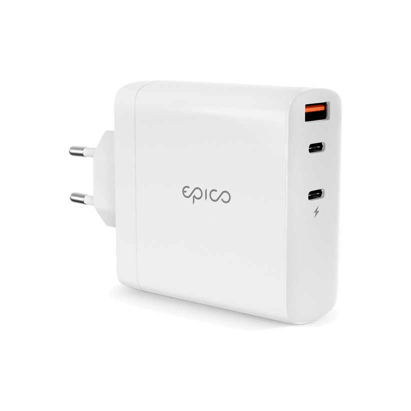 140W GaN síťová nabíječka Epico - bílá - istyle.work