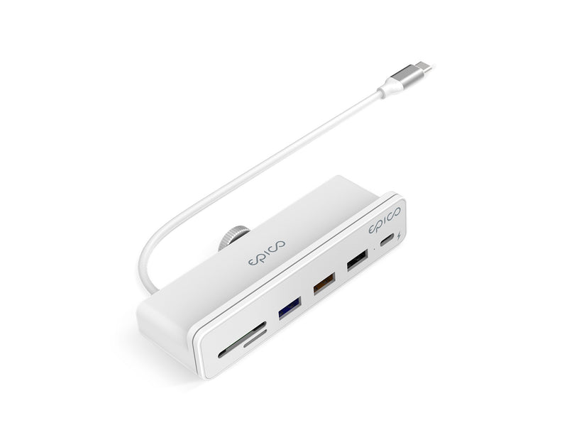 USB-C Hub 7v1 pro Apple iMac Epico - bílý - istyle.work
