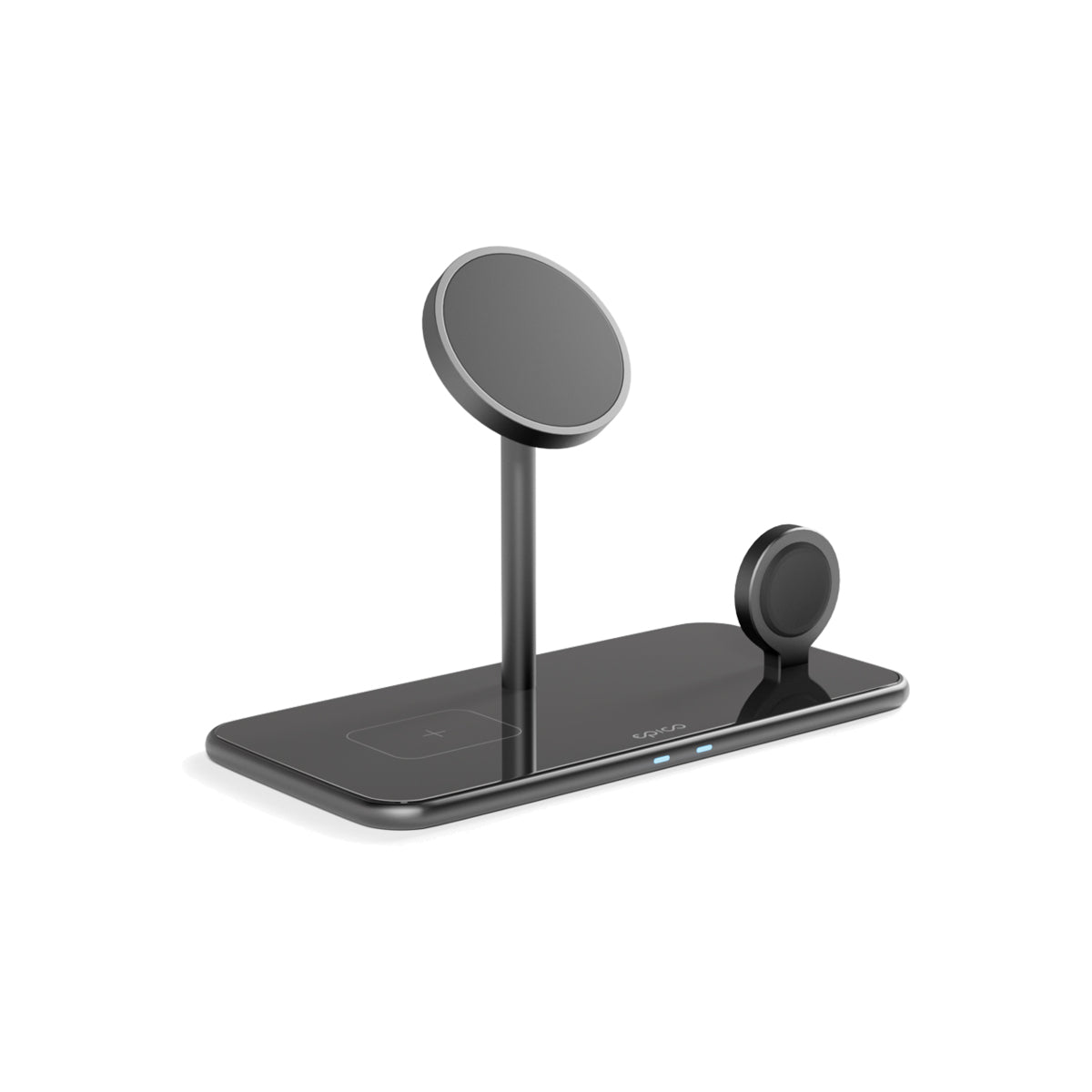 Skleněný nabíjecí stojan Epico Mag+ s MagSafe - černý - istyle.work